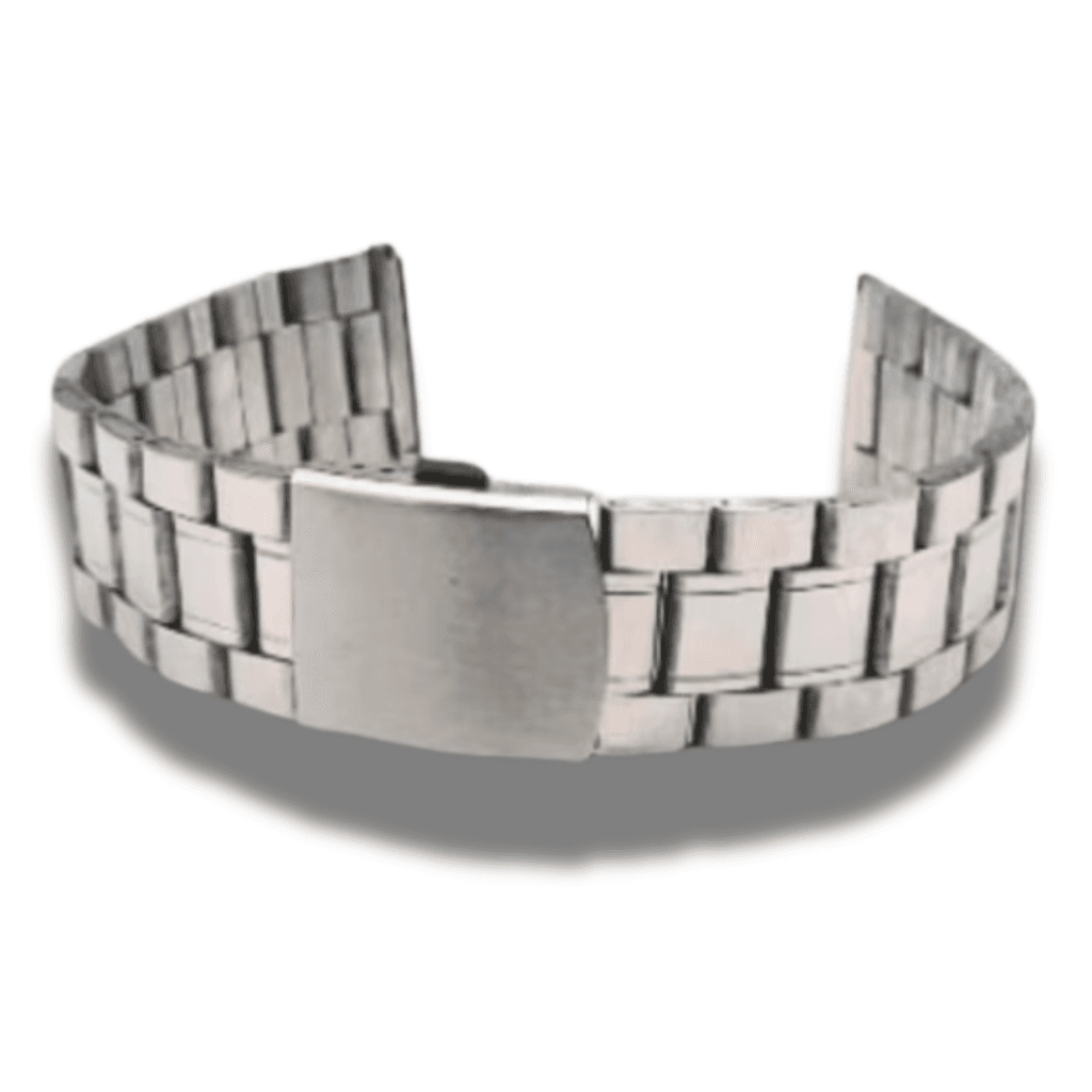 Bratara ceas argintie 16-18-20-22 mm catarama stil fluture mica
