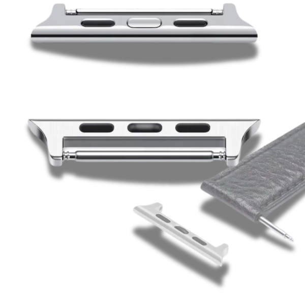 2 x Adaptor curea de ceas 20-22 mm pentru Apple Watch 45mm 44mm 42mm 41mm 38 mm - imagine 3