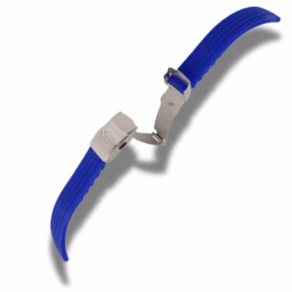 Curea Ceas din Silicon, Imprimeu Liniar, Uni, Catarama Argintie, 18, 20, 22mm, Culoare Neagra, Roșie, Albastră - imagine 6