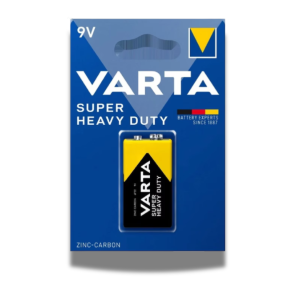Baterie de 9V, Varta Super Heavy Duty 55642, 6F22, in blister