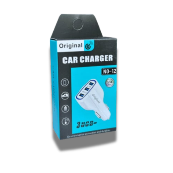 INCARCATOR AUTO ORIGINAL NO-12 3 X USB 3.1A - imagine 2