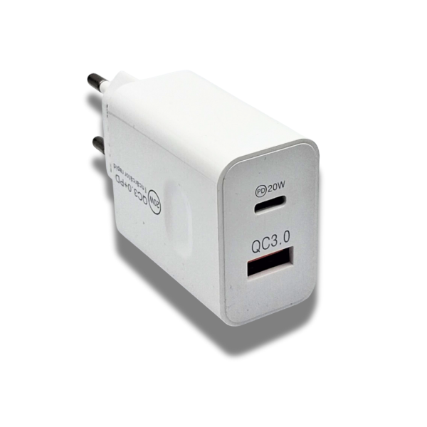 INCARCATOR RAPID TELEFON 20W, 2.4 A QC 3.0 tip c + USB VRAC 607 - imagine 2