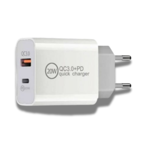 INCARCATOR RAPID TELEFON 20W, 2.4 A QC 3.0 tip c + USB VRAC 607