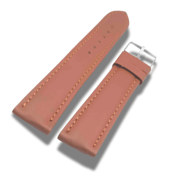 Curea de Ceas Piele Naturala Autentica Culoare Maro Deschis 16, 18, 20, 22, 24 mm Fara Imprimeu - imagine 3