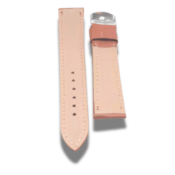 Curea de Ceas Piele Naturala Autentica Culoare Maro Deschis 16, 18, 20, 22, 24 mm Fara Imprimeu - imagine 4