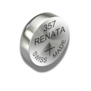 Baterie Ceas Renata 357 SR44W sau AG13 Silver Oxide 1.55V – Fabricată în Elveția