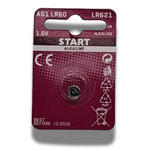 Baterie alcalină Start AG1, 1, 5V, tip pastilă, pentru ceasuri și dispozitive electronice