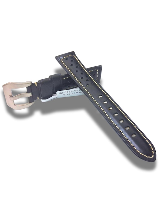 Curea Ceas Neagra 20 mm Design Sport Racing