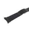 Bratara Ceas Neagra Otel Inoxidabil 22mm Capete Curbate