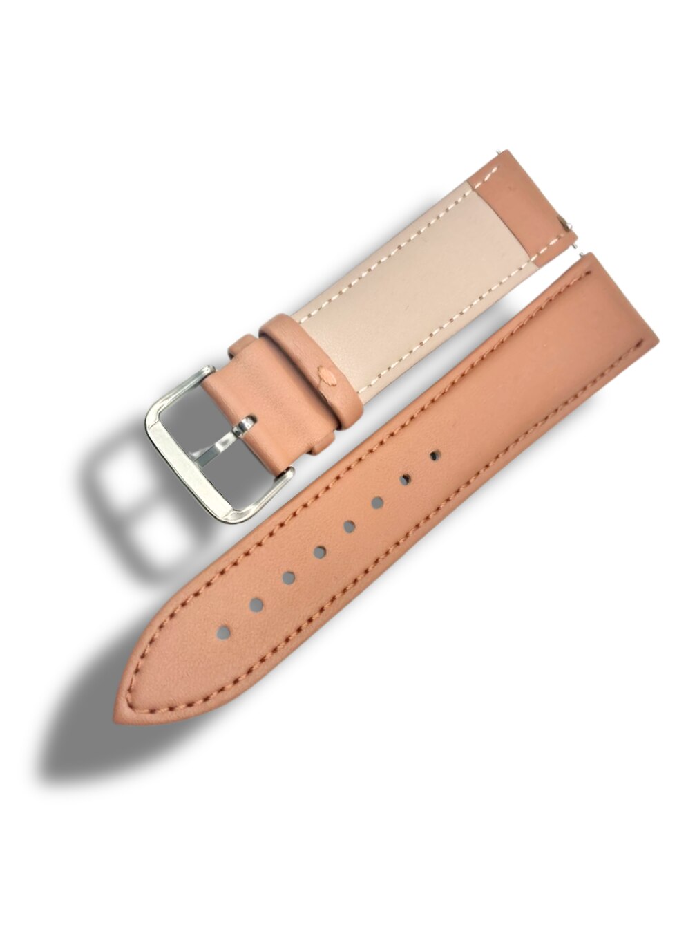Curea Ceas Piele Naturala, 22 mm, Catarama Clasica